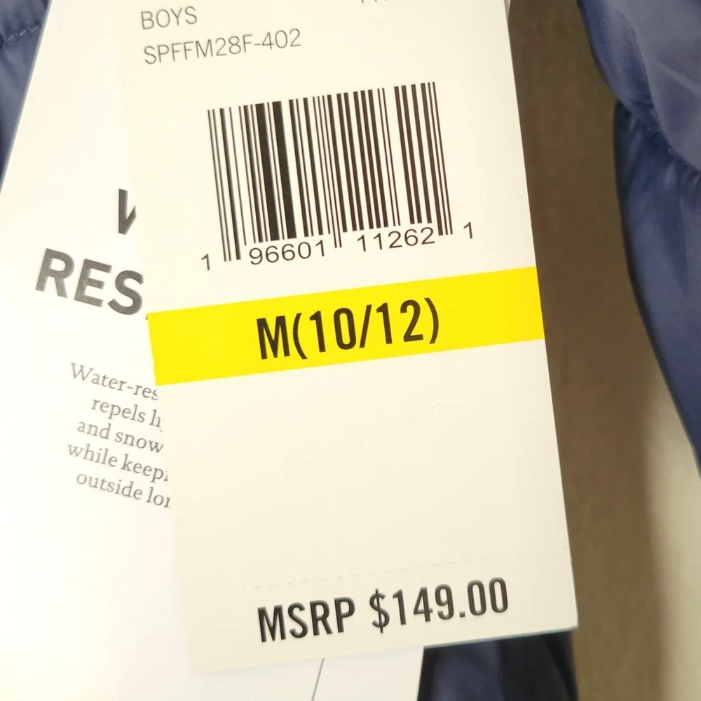 Spyder Boy's Frontier Puffer Jacket - M (10/12)